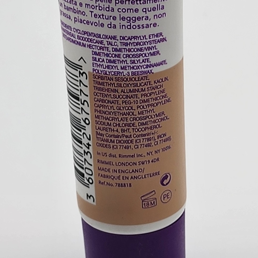 Rimmel Stay Matte Liquid Mousse Foundation Ivory 100 Lightweight 1 Fl Oz New - Picture 3 of 3